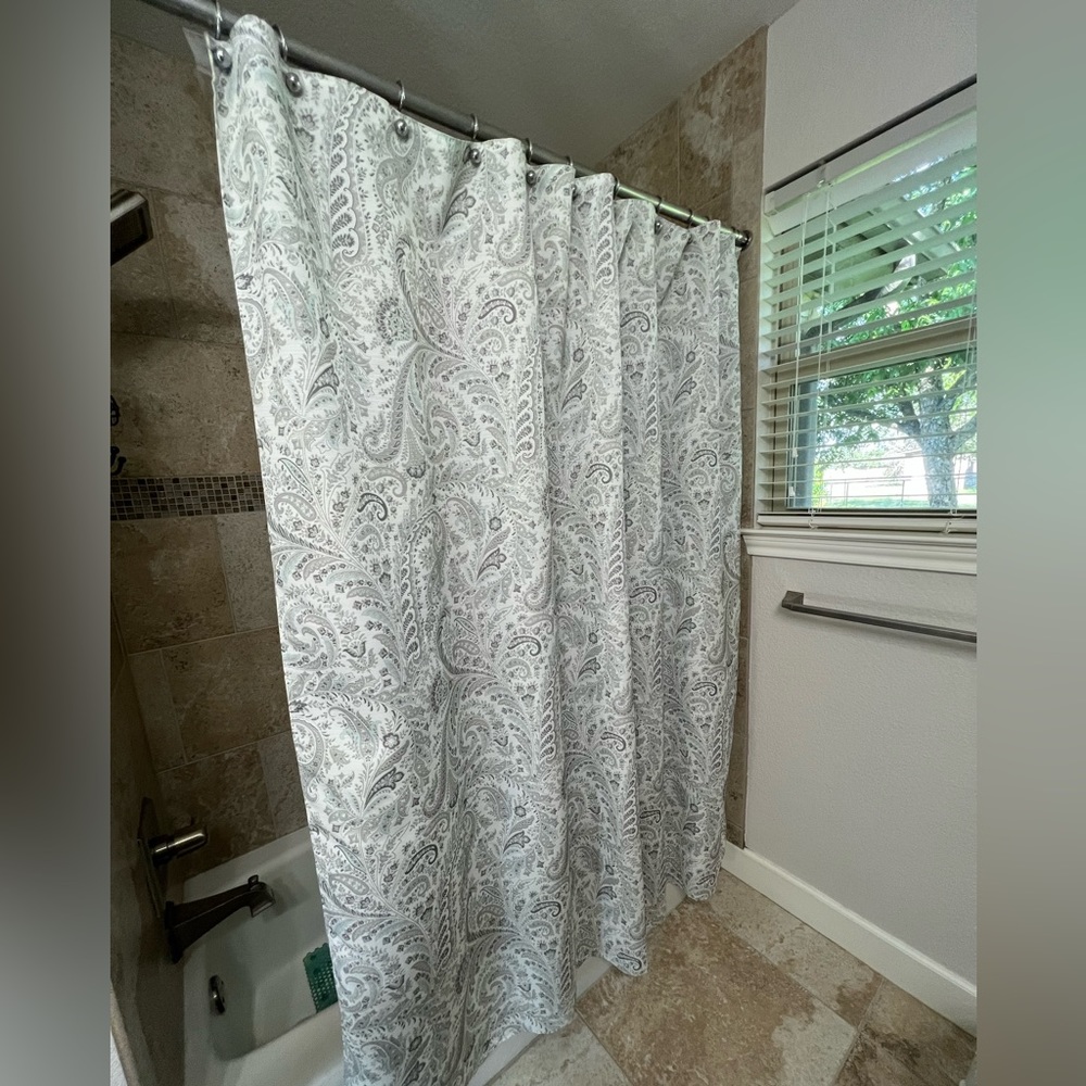 Boho Paisley Shower Curtain